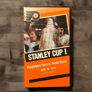 Vintage Stanley Cup I - Philadelphia Flyers vs Boston Bruins 5/19/74 - VHS Tape